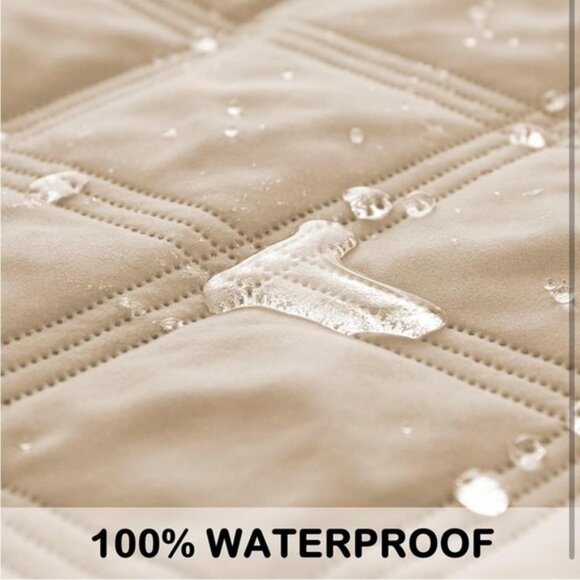 SUNNYTEX Waterproof & Reversible Dog furniture cover 30x70..beige/grey(NWT) - Picture 4 of 7